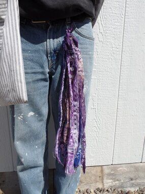 Hand Crafted Clip On Textile Swag